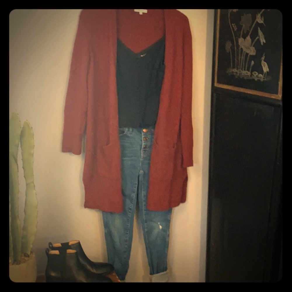 MadeWell super soft cardigan